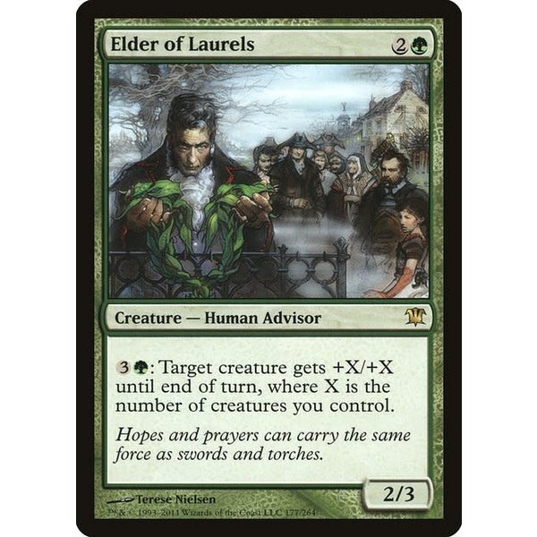 Magic: The Gathering Elder of Laurels (177) Moderately Played