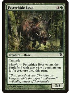 Magic: The Gathering Festerhide Boar (179) Moderately Played
