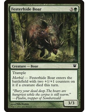 Magic: The Gathering Festerhide Boar (179) Moderately Played
