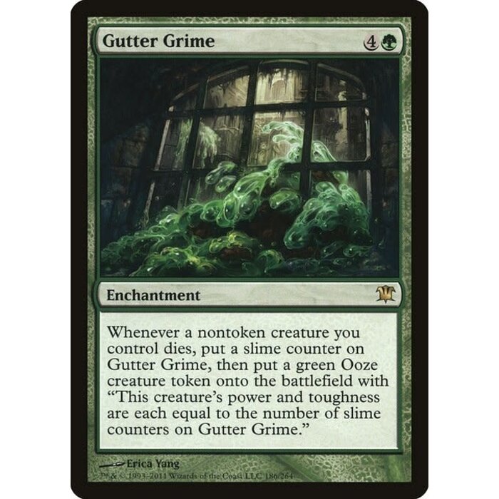 Magic: The Gathering Gutter Grime (186) Moderately Played