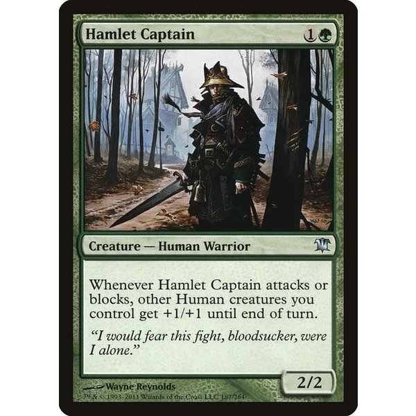 Magic: The Gathering Hamlet Captain (187) Moderately Played