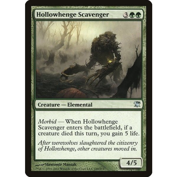 Magic: The Gathering Hollowhenge Scavenger (188) Moderately Played