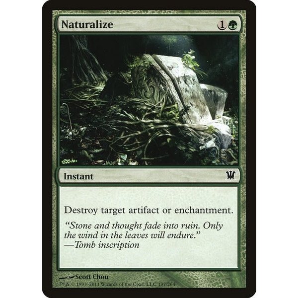 Magic: The Gathering Naturalize (197) Moderately Played