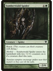 Magic: The Gathering Somberwald Spider (202) Moderately Played