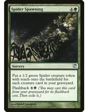 Magic: The Gathering Spider Spawning (203) Moderately Played