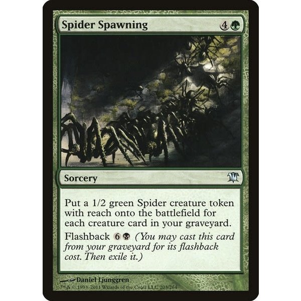 Magic: The Gathering Spider Spawning (203) Moderately Played