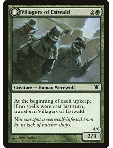 Magic: The Gathering Villagers of Estwald (209) Near Mint Foil
