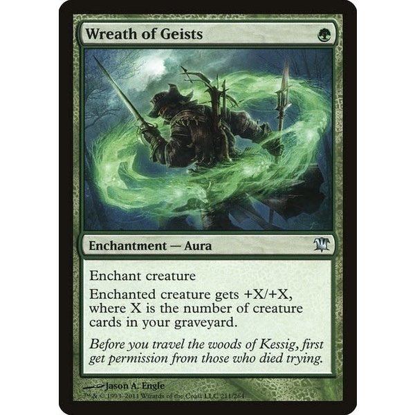 Magic: The Gathering Wreath of Geists (211) Moderately Played