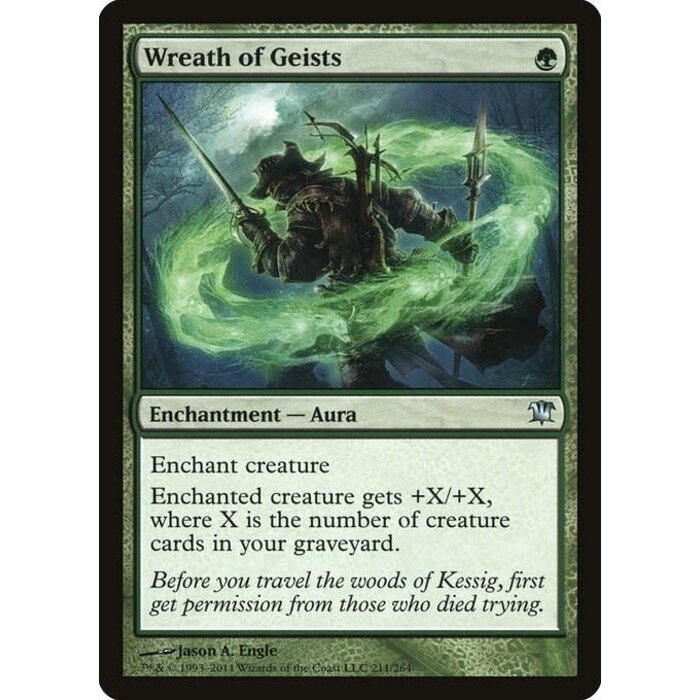 Magic: The Gathering Wreath of Geists (211) Moderately Played