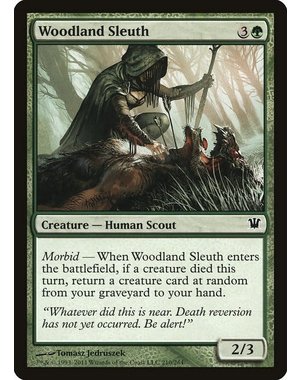 Magic: The Gathering Woodland Sleuth (210) Moderately Played