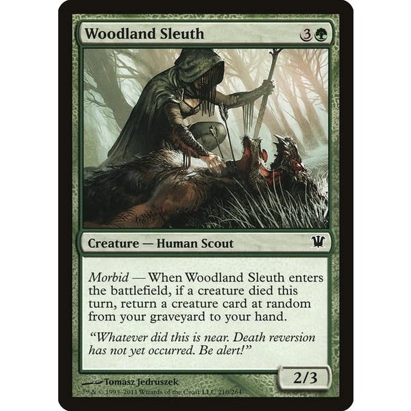 Magic: The Gathering Woodland Sleuth (210) Moderately Played