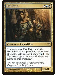 Magic: The Gathering Evil Twin (212) Moderately Played