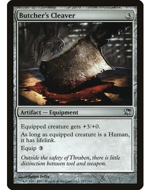 Magic: The Gathering Butcher's Cleaver (217) Lightly Played Foil