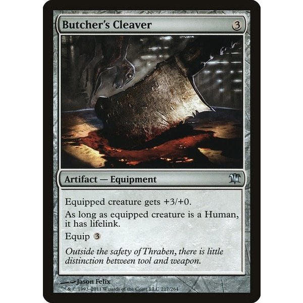 Magic: The Gathering Butcher's Cleaver (217) Lightly Played Foil