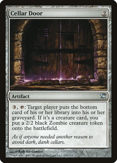 Magic The Gathering Cellar Door 218 Moderately Played