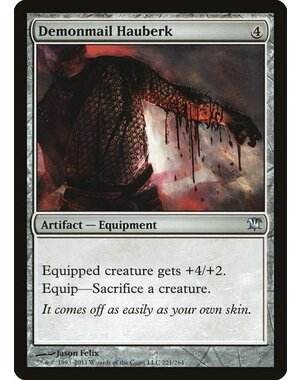 Magic: The Gathering Demonmail Hauberk (221) Heavily Played
