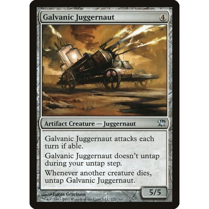 Magic: The Gathering Galvanic Juggernaut (222) Moderately Played