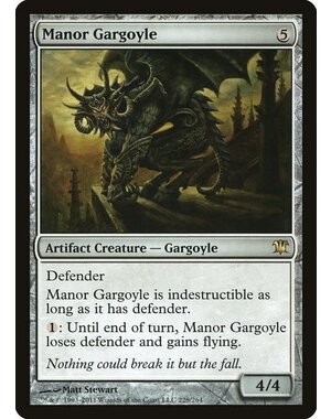 Magic: The Gathering Manor Gargoyle (228) Moderately Played