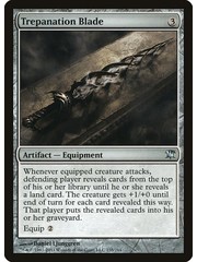 Magic: The Gathering Trepanation Blade (235) Moderately Played