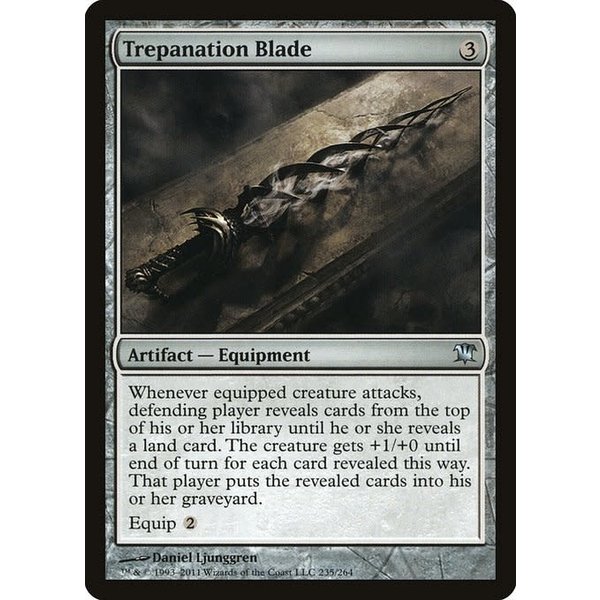 Magic: The Gathering Trepanation Blade (235) Moderately Played