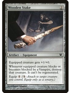 Magic: The Gathering Wooden Stake (237) Moderately Played
