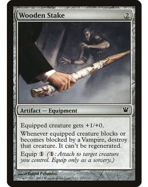 Magic: The Gathering Wooden Stake (237) Moderately Played