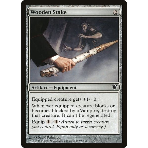 Magic: The Gathering Wooden Stake (237) Moderately Played