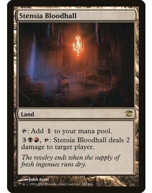Magic: The Gathering Stensia Bloodhall (247) Moderately Played