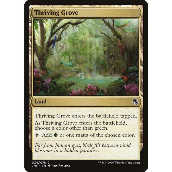 Magic: The Gathering Thriving Grove (034) Near Mint