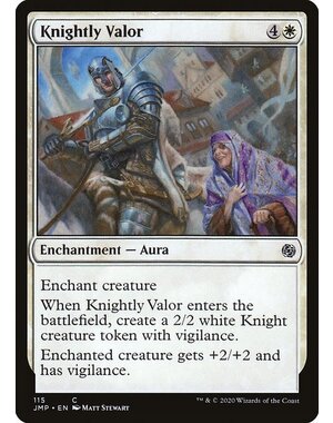 Magic: The Gathering Knightly Valor (115) Near Mint