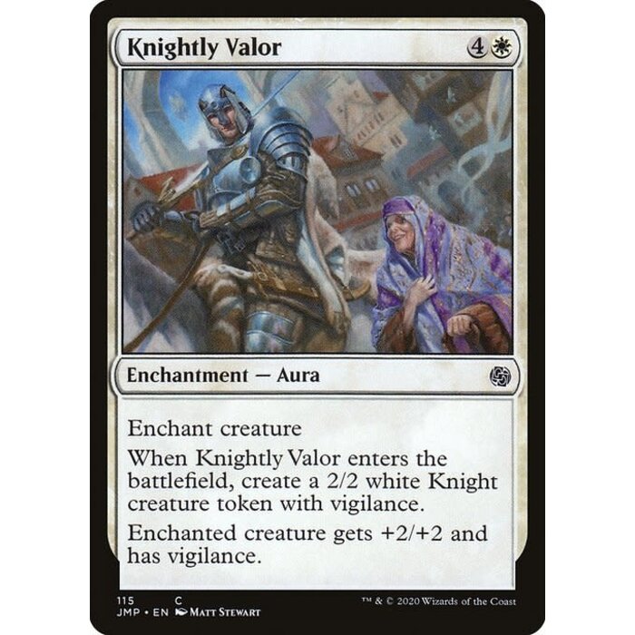 Magic: The Gathering Knightly Valor (115) Near Mint