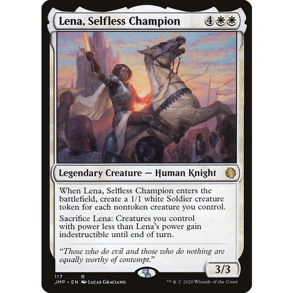 Magic: The Gathering Lena, Selfless Champion (117) Near Mint