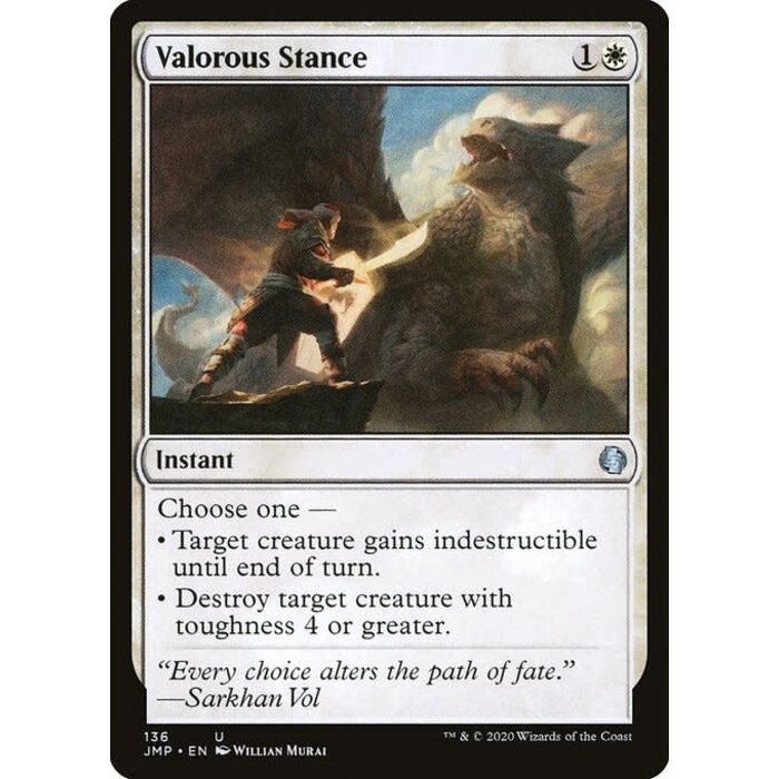 Magic: The Gathering Valorous Stance (136) Near Mint