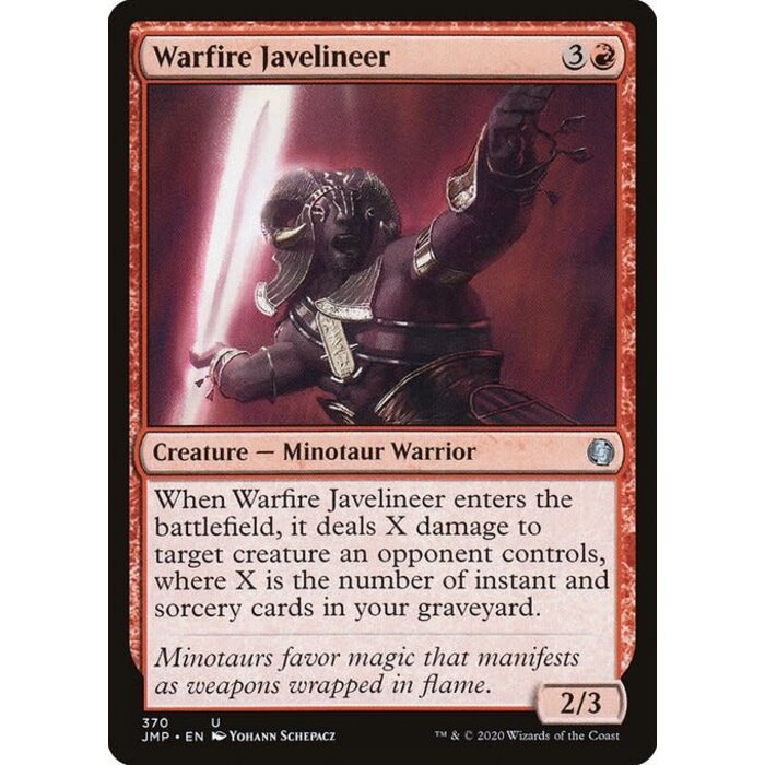 Magic: The Gathering Warfire Javelineer (370) Near Mint