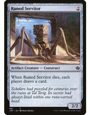 Magic: The Gathering Runed Servitor (481) Near Mint