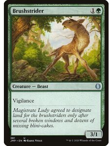 Magic: The Gathering Brushstrider (381) Near Mint
