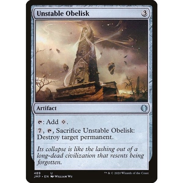 Magic: The Gathering Unstable Obelisk (489) Near Mint