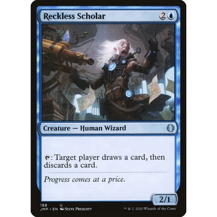 Magic: The Gathering Reckless Scholar (168) Near Mint