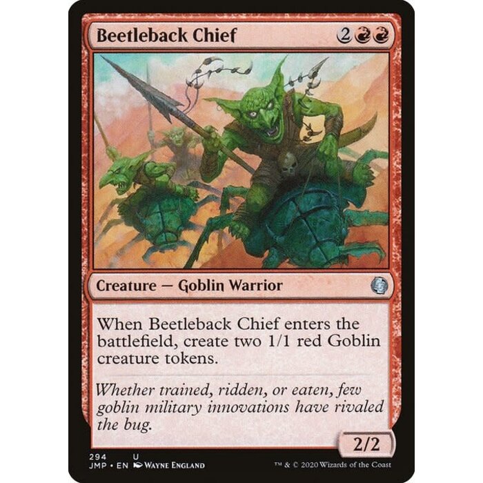 Magic: The Gathering Beetleback Chief (294) Near Mint