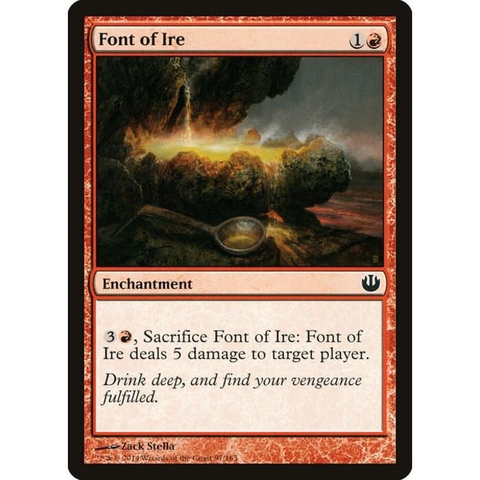 Magic: The Gathering Font of Ire (097) Near Mint