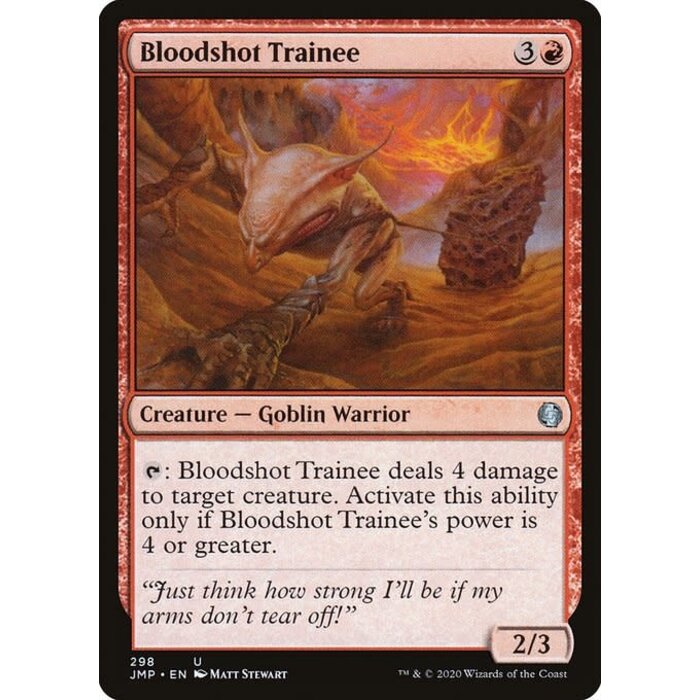Magic: The Gathering Bloodshot Trainee (298) Near Mint