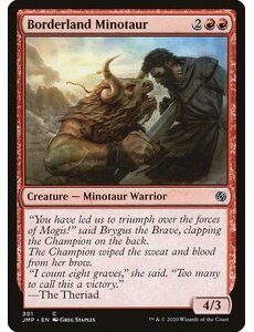 Magic: The Gathering Borderland Minotaur (301) Near Mint