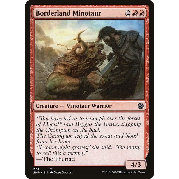 Magic: The Gathering Borderland Minotaur (301) Near Mint