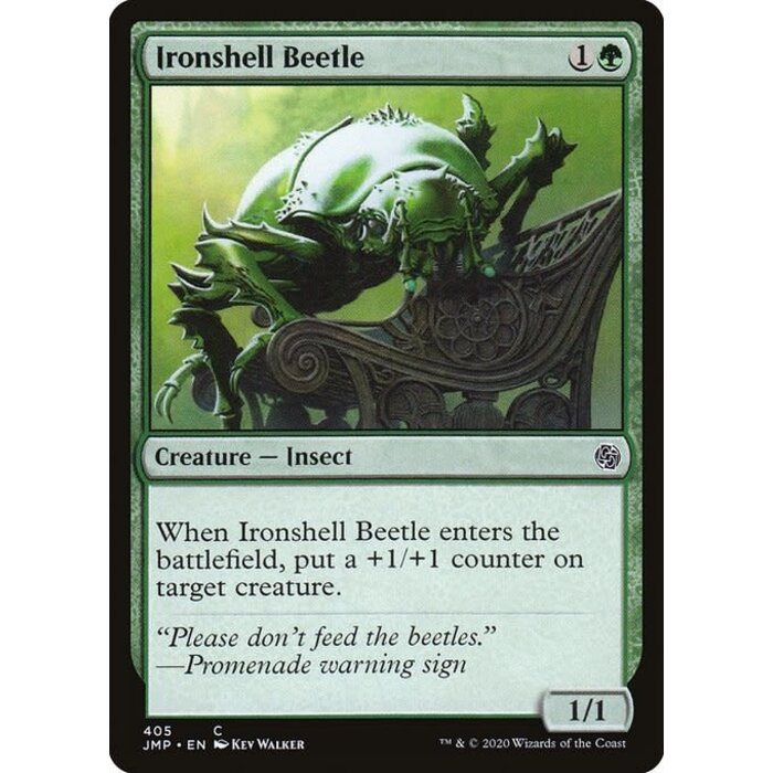 Magic: The Gathering Ironshell Beetle (405) Near Mint