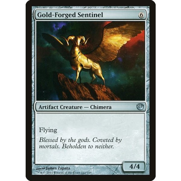 Magic: The Gathering Gold-Forged Sentinel (161) Moderately Played