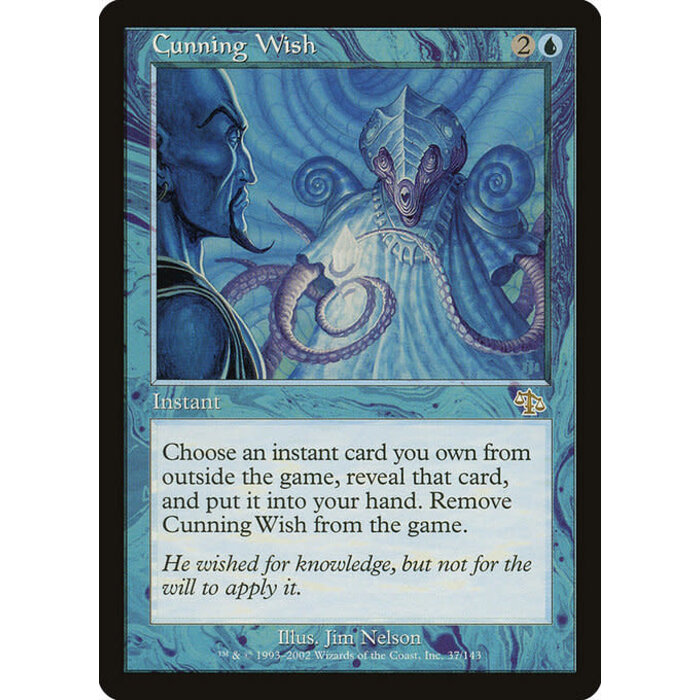 Magic: The Gathering Cunning Wish (037) Moderately Played