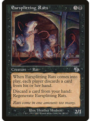 Magic: The Gathering Earsplitting Rats (065) Lightly Played