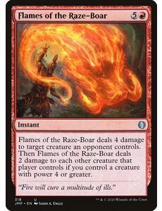 Magic: The Gathering Flames of the Raze-Boar (318) Near Mint