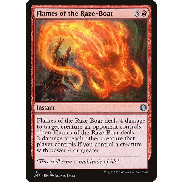 Magic: The Gathering Flames of the Raze-Boar (318) Near Mint
