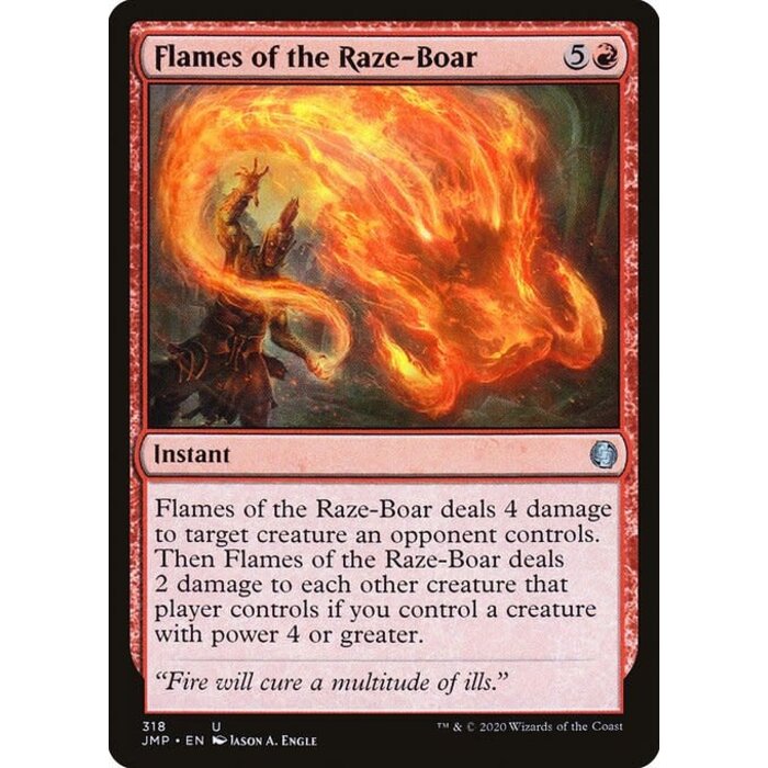 Magic: The Gathering Flames of the Raze-Boar (318) Near Mint